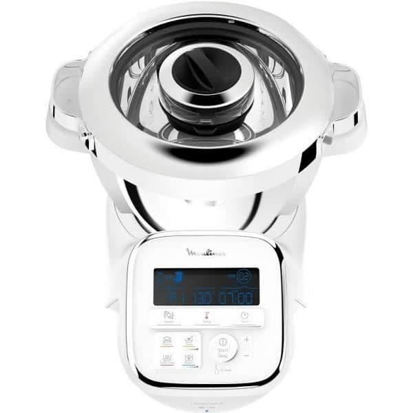 MOULINEX i-Companion XL matberedare - 3,5 L stålskål - 12 program - 6 tillbehör - Grönsaksskärning
