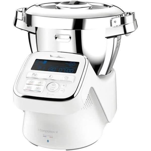 MOULINEX i-Companion XL matberedare - 3,5 L stålskål - 12 program - 6 tillbehör - Grönsaksskärning