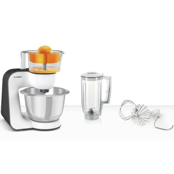 Robotköksmaskin - BOSCH - MUM50123 - 800W - 4 hastigheter + pulsfunktion - Stålskål 3,9L