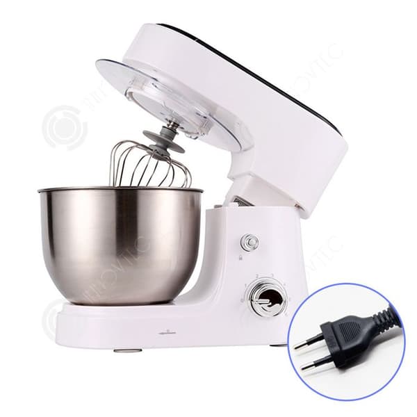 INN Robotpatissier 4l 600w med 6 hastigheter och 3 utbytbara huvuden med elektrisk visp, elektrisk mixer, deghandlingsmaskin