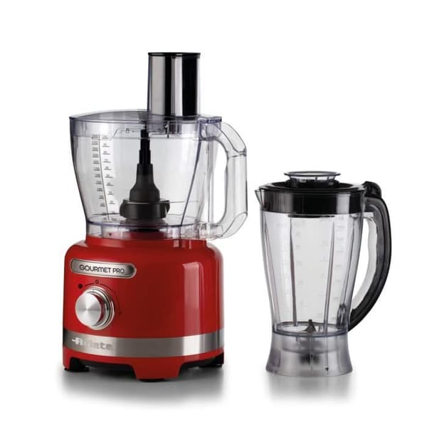 Ariete Gourmet Pro Moderna 1782 Matberedare röd med 3L hackare och 2L mixer