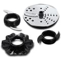 Miniatyrbild 3 av 4: Multifunktionsrobot - RUSSELL HOBBS - Mattsvart 24732-56 - 600 W - 2,5 L skål - Rostfria blad - Vändbar skiva - Mattsvart