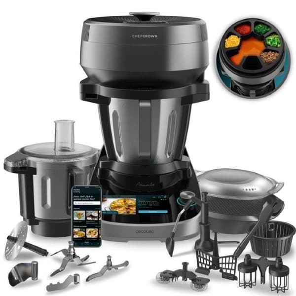 Cecotec Multifunktionell Robot Mambo CooKing Total Gourmet Rostfritt stål