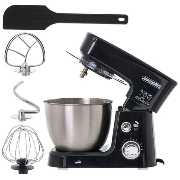 Robot Pâtissier Boulangerie Kök Hemma Multifunktion Skål 3,5L Mesko MS4217 1200W Svart 85094000