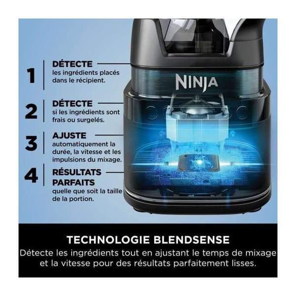 Blender - NINJA - Detect Power Blender Pro - 1200W - 2L - 15 blandningslägen