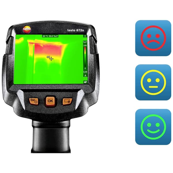 testo 872s Baudiagnose-Set Värmekamera -30 till +650 °C 240 x 180 Pixel 9 Hz