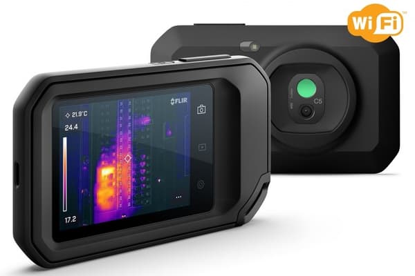 FLIR C-5 termisk kamera Sort Indbygget skærm 160 x 120 pixels