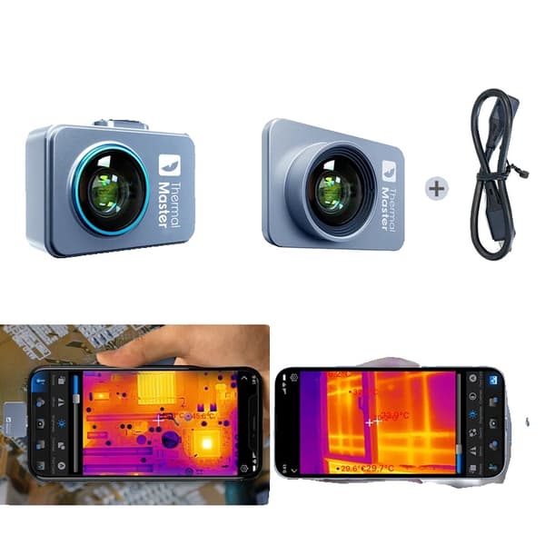 P2 Termisk Imager, 256 × 192 IR Upplösning, -20℃ till 600℃ Mätområde,P2proAndroid