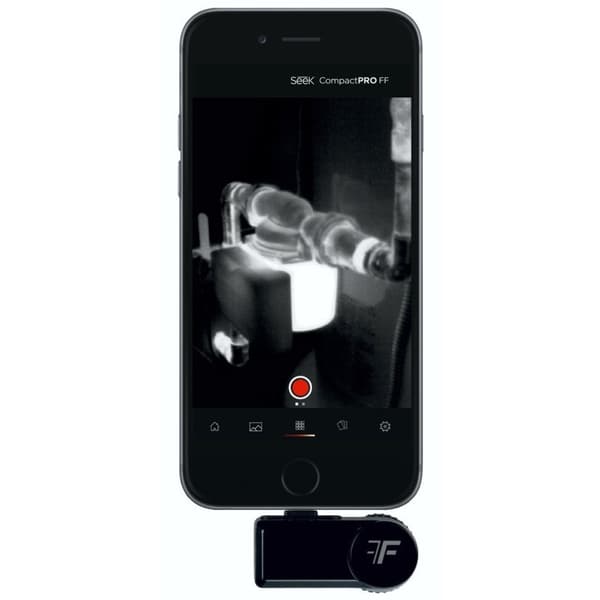 Seek Thermal LQ-AAAX termisk kamera Vanadiumoxid Ukølet Focal Plane Arrays Sort 320 x 240 pixels