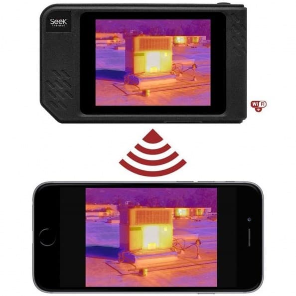 Seek Thermal SQ-AAA värmekamera Svart 320 x 240 pixlar Inbyggd display
