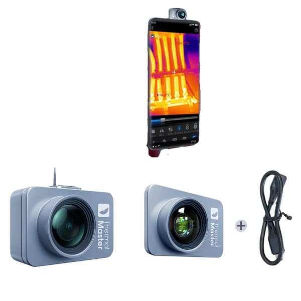 P2Pro Termisk Imager, 256x192 IR Upplösning, -20℃ till 600℃ Mätområde,P2PROAndroid-kit