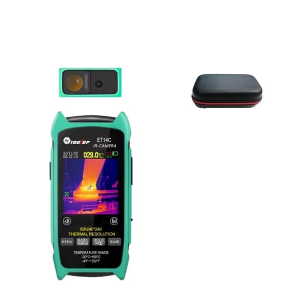 Lämpökamera, 240x240 resoluutio, -20℃ - 550℃ lämpötila-alue, 25Hz kuvakaappaustaajuus,ET14C ja makrolinssi