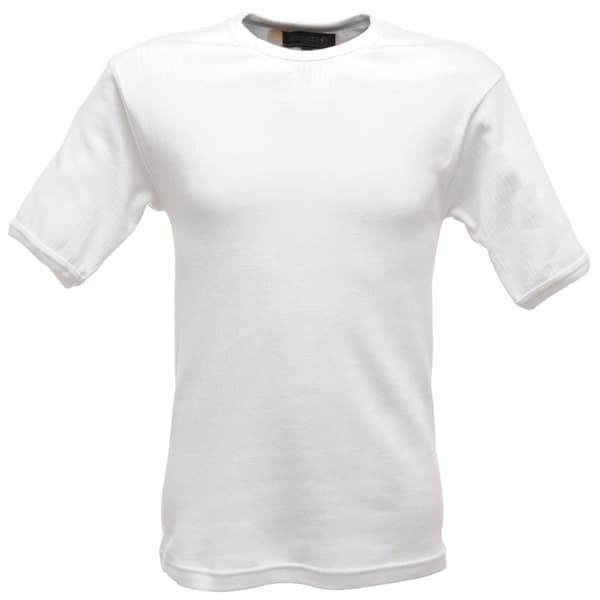 Regatta Termisk undertøj med korte ærmer til mænd Vest / T-shirt White XL