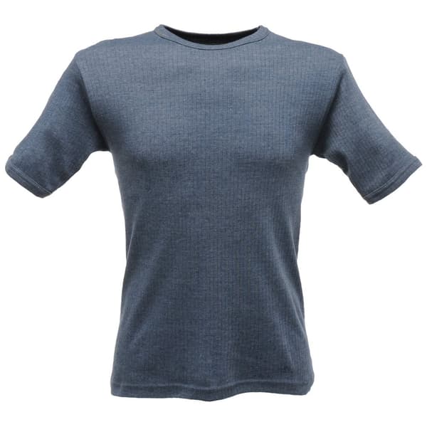 Regatta Mens Thermal Underwear Short Sleeve Vest / T-Shirt Denim XL