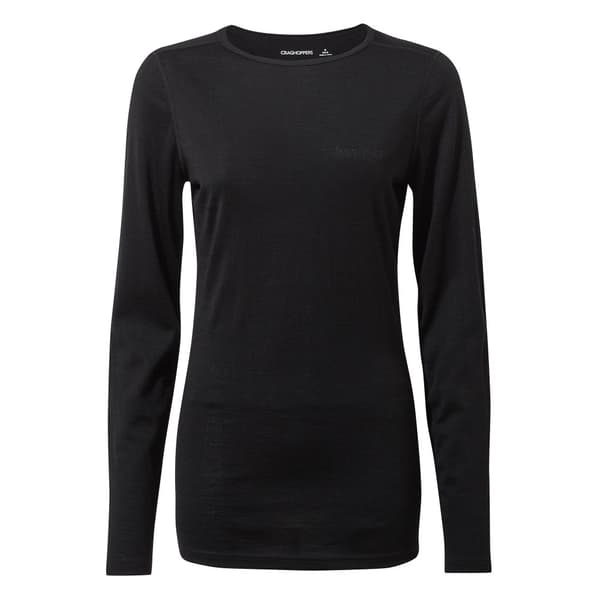 Craghoppers Merino Merino Crew Neck langærmet Baselayer II Top til kvinder/damer