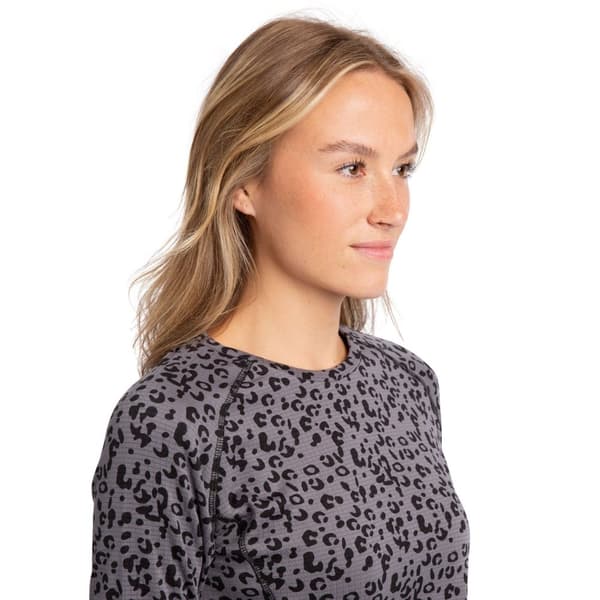 Trespass Dame/Damer Elianne Leopard Print Base Layer Top