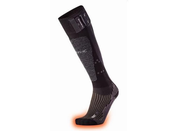 THERMIC POWERSOCK FUSHION UNI +S-PACK 700, skidstrumpor med batteri