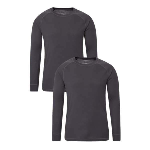 Mountain Warehouse Mens Talus underställströja (2-pack)