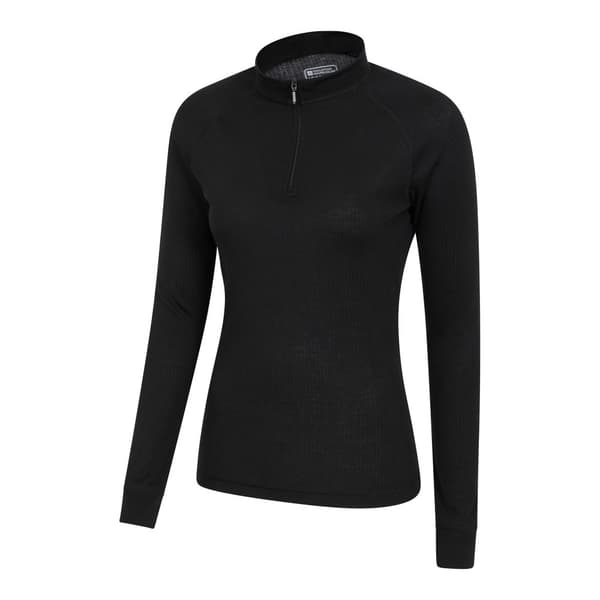 Mountain Warehouse Womens/Ladies Talus Zip Neck Long-Sleeved Thermal Top