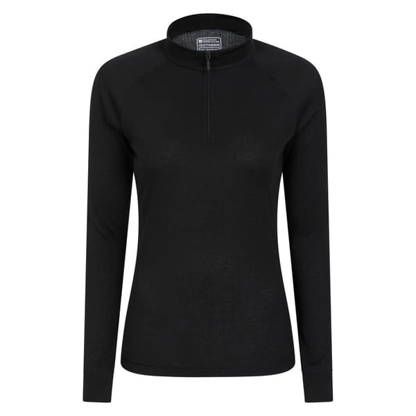 Mountain Warehouse Womens/Ladies Talus Zip Neck Long-Sleeved Thermal Top