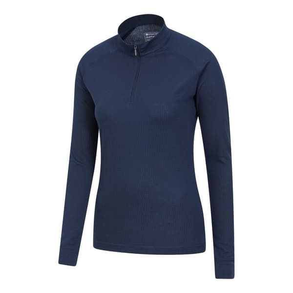 Mountain Warehouse Womens/Ladies Talus Zip Neck Long-Sleeved Thermal Top