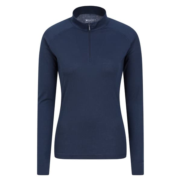 Mountain Warehouse Womens/Ladies Talus Zip Neck Long-Sleeved Thermal Top