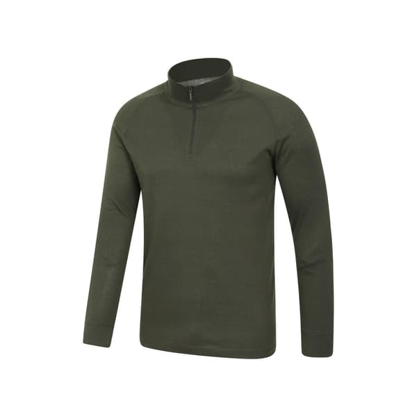 Mountain Warehouse Mens Talus långärmad termotröja med dragkedja