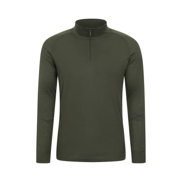 Mountain Warehouse Mens Talus långärmad termotröja med dragkedja