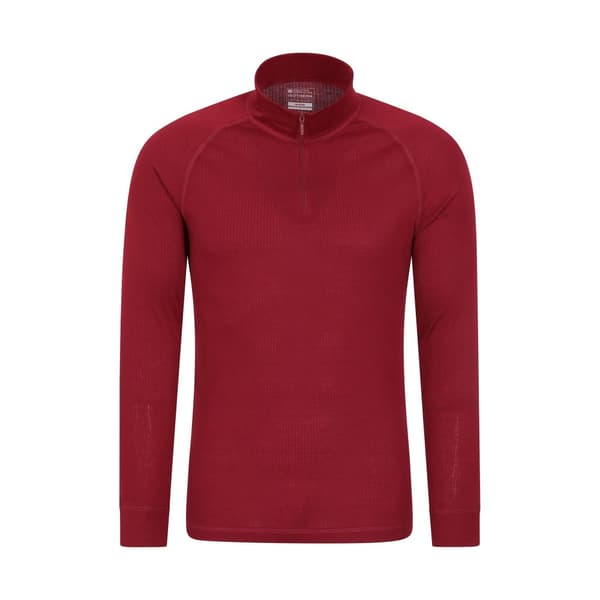 Mountain Warehouse Mens Talus långärmad termotröja med dragkedja