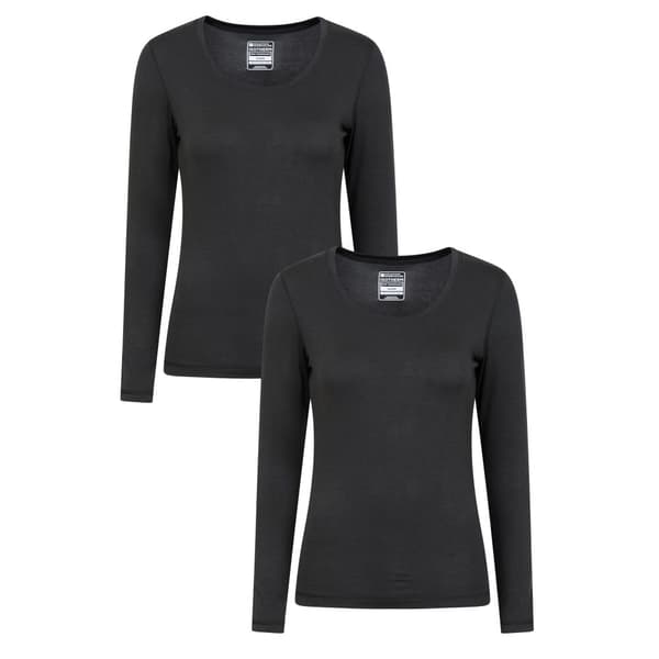 Mountain Warehouse Värmetröja med rund hals för damer/kvinnor (2-pack)