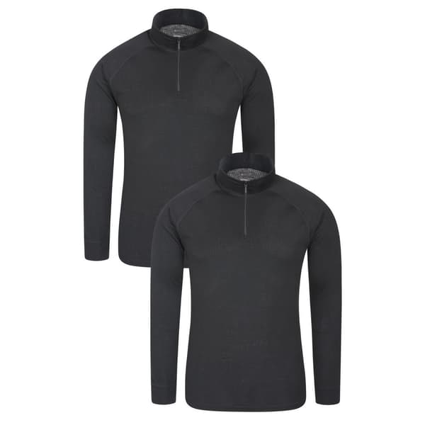 Mountain Warehouse Mens Talus underställströja (2-pack)