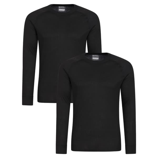 Mountain Warehouse Mens Talus underställströja (2-pack)