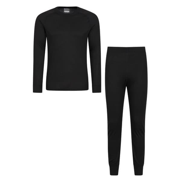 Mountain Warehouse Talus termisk underställsserie för herrar Black 3XL