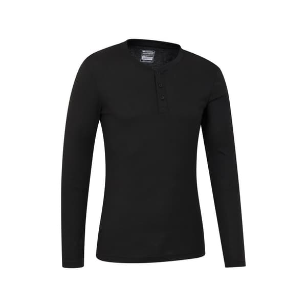Mountain Warehouse Mens Talus Henley Thermal Top