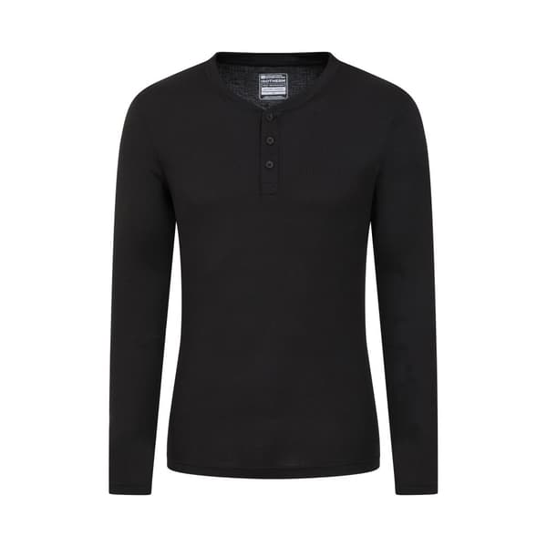 Mountain Warehouse Mens Talus Henley Thermal Top