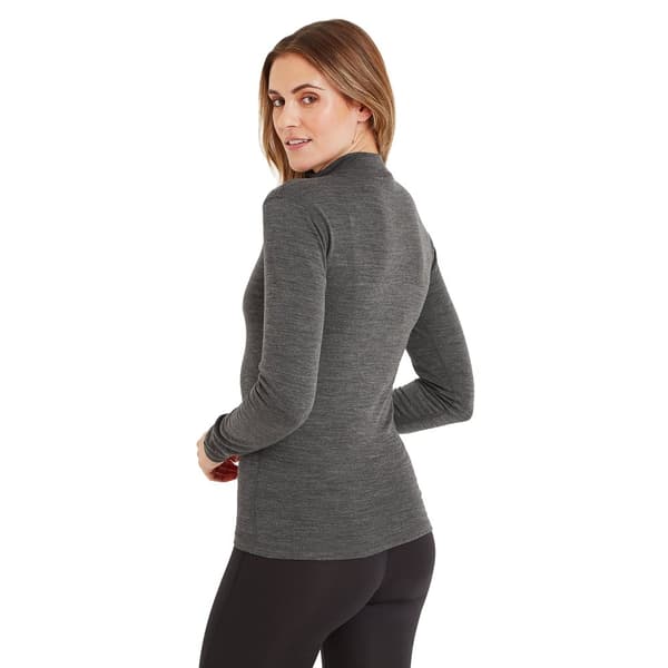 TOG24 Womens/Ladies Nevis Merino Wool Zip Neck Base Layer Top