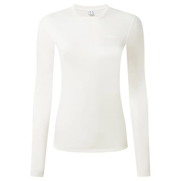 TOG24 Womens/Ladies Meru Crew Neck Thermal Top Off White 12 UK
