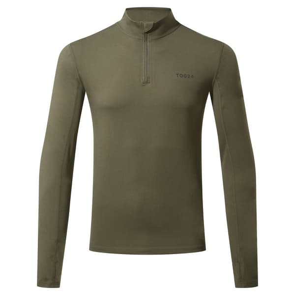 TOG24 Mens Snowdon Thermal Quarter Zip Base Layer Top