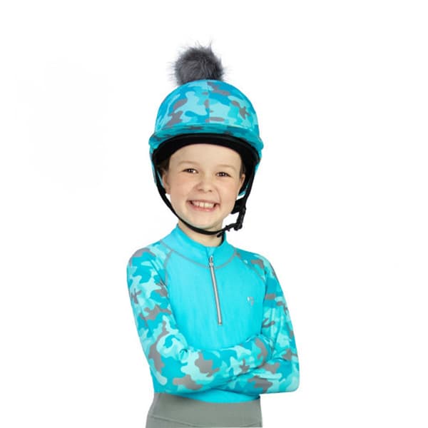 Hy Girls DynaForce Base Layer Top Pacific Grey 13-14 Years