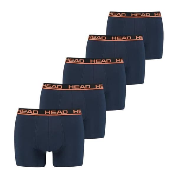 Head boxershorts för män - Enfärgade, 5-pack