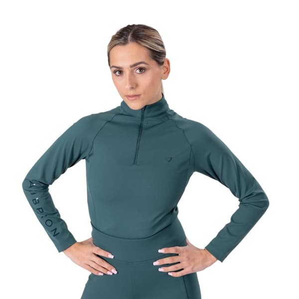 Aubrion Womens/Ladies Eltar Quarter Zip Base Layer Top