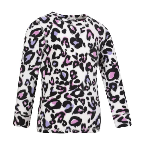 Mountain Warehouse Childrens/Kids Leopard Print Polar Fleece Base Layer Set