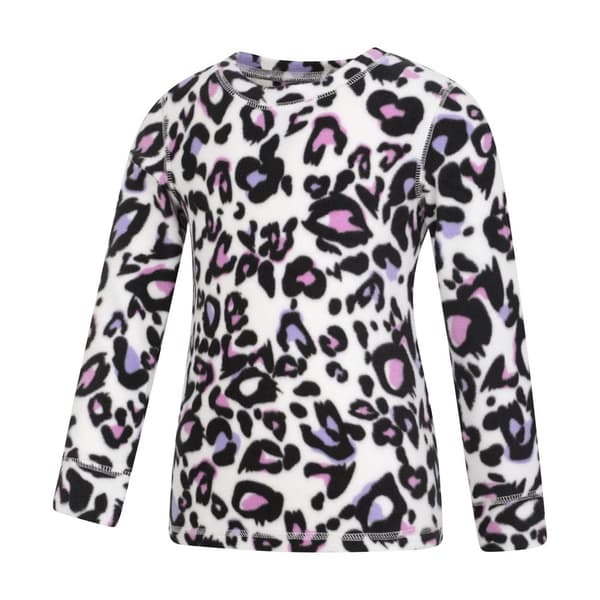Mountain Warehouse Childrens/Kids Leopard Print Polar Fleece Base Layer Set