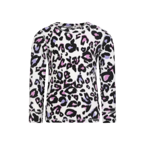Mountain Warehouse Childrens/Kids Leopard Print Polar Fleece Base Layer Set