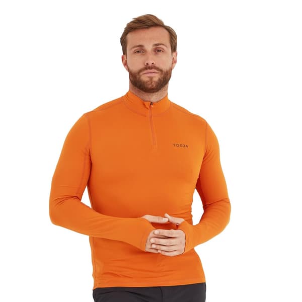 TOG24 Mens Snowdon Thermal Zip Neck Base Layer Top