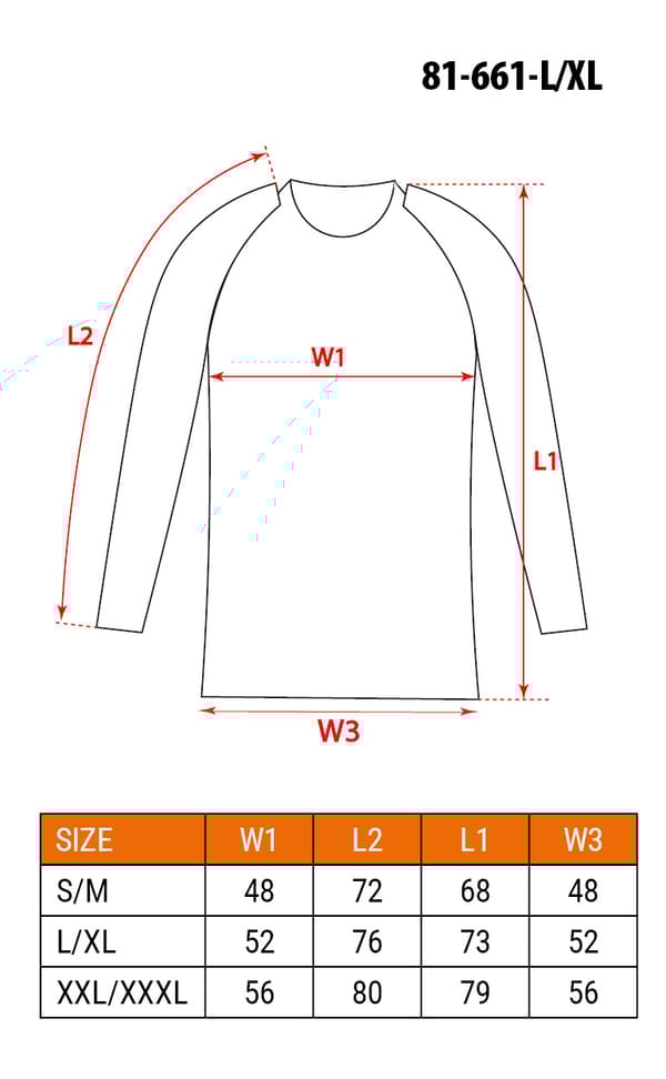 BASIC termoaktiv skjorta, storlek L/XL