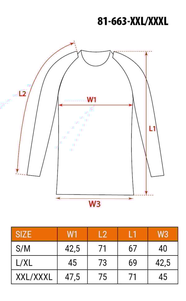 CARBON termoaktiv skjorte, størrelse XXL/XXXL