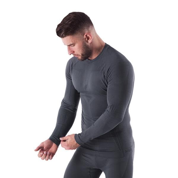BTK0060 HERRE GRÅ TERMOAKTIV SKJORTE 2XL/3XL RAGNAR NILS
