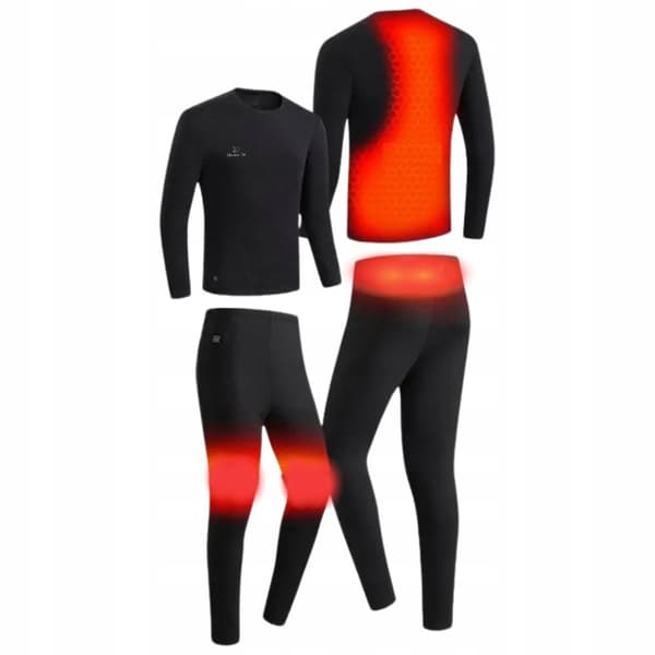 E-UNDERWEAR MAN värmeunderkläder för män uppvärmt set storlek M