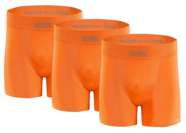 Sesto senso 3 Par Boxer Herrar utan sömmar Retro Kalsonger Bekväma Trunks Basist Kalsonger underkläder Uomo